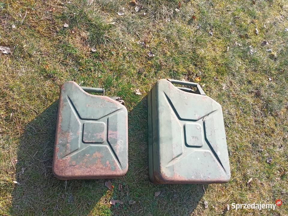 Kanister wojskowy metalowy PRL 20 litrów 10 sprzedam