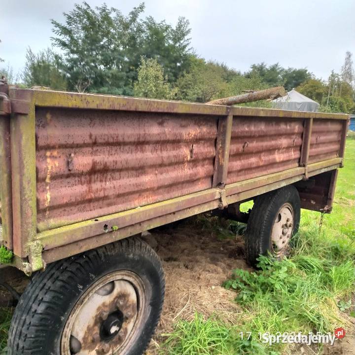 Przyczepa D46 Przyczepy rolnicze dolnośląskie Gronów sprzedam