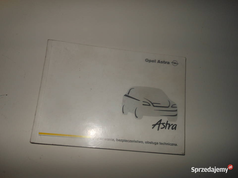 ksiazkaobslugi instrukcja polsku Opel Astra g Pozostałe Bydgoszcz