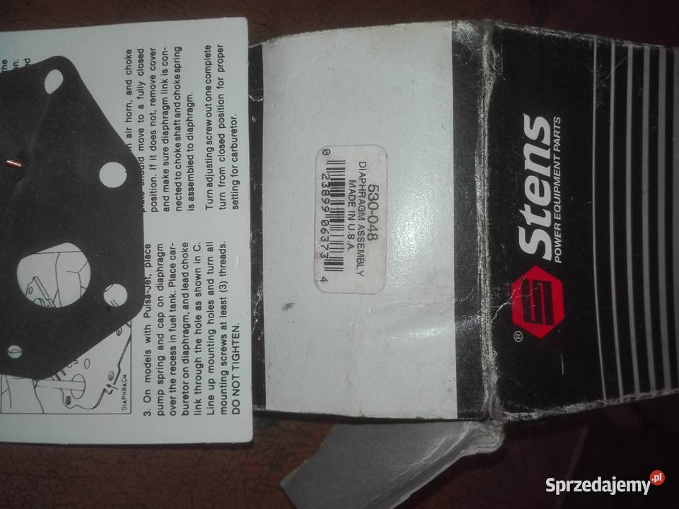 Membrana gaźnika Briggs