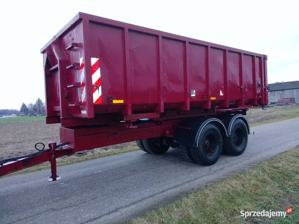 Przyczepa skorupowa wywrotka 1216ton tandem Przyczepy rolnicze