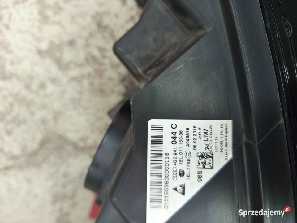 Reflektor prawy audi A6 C7 bi Xenon orginal Lampy przednie podkarpackie Rzeszów