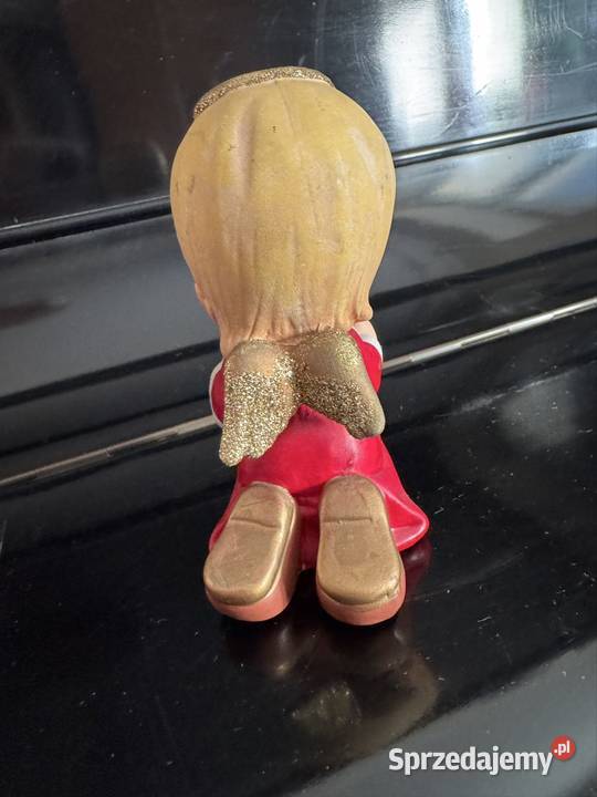 Aniołek świeca pamiątka PRL vintage lata 70te