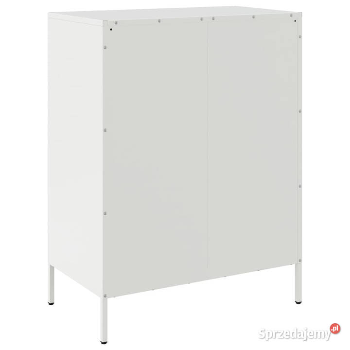 Szafka biała 68x39x89 stal WM842987 Pozostałe mazowieckie