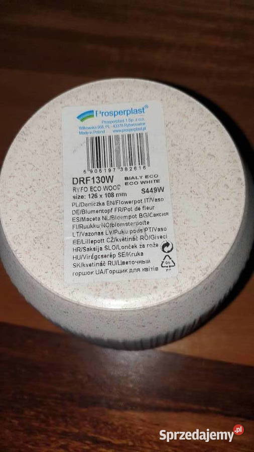 Osłonka doniczka ecru beż Warszawa