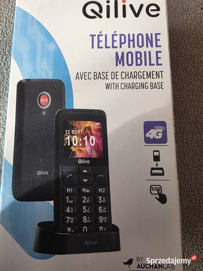 Telefon seniora przycisk SOS Qilive stacja Białystok