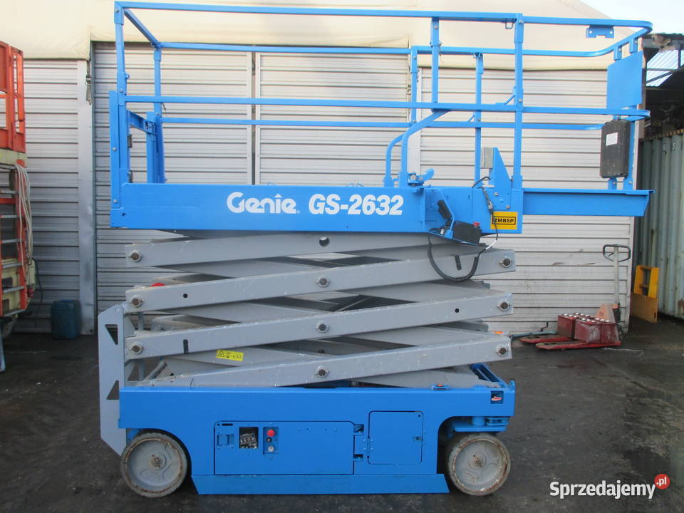 Podnośnik nożycowy podest ruchomy 12 m Genie Rok produkcji 2019 wielkopolskie Pleszew