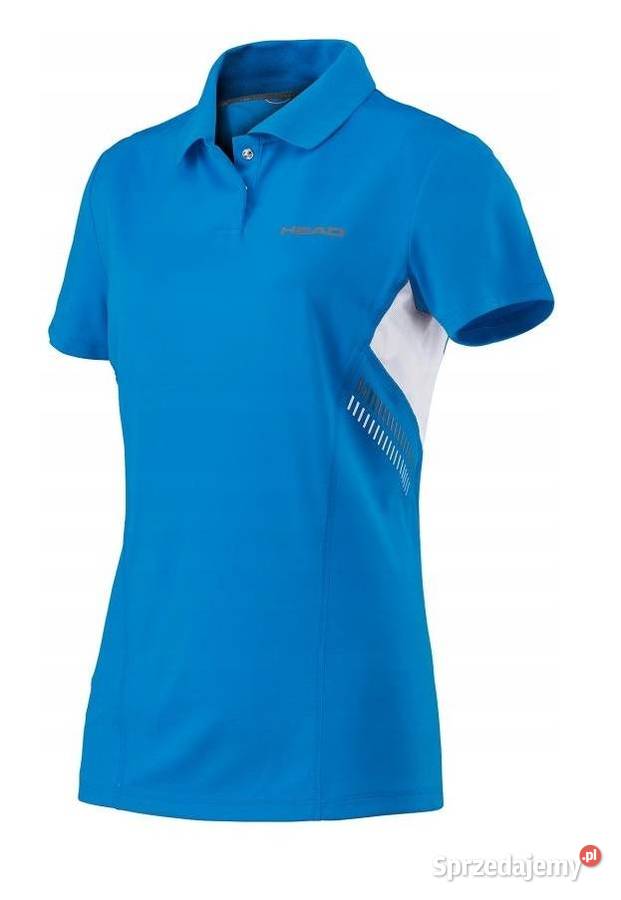 Head Club Technical Polo Shirt W blue damska S Tenis ziemny Szczerbice