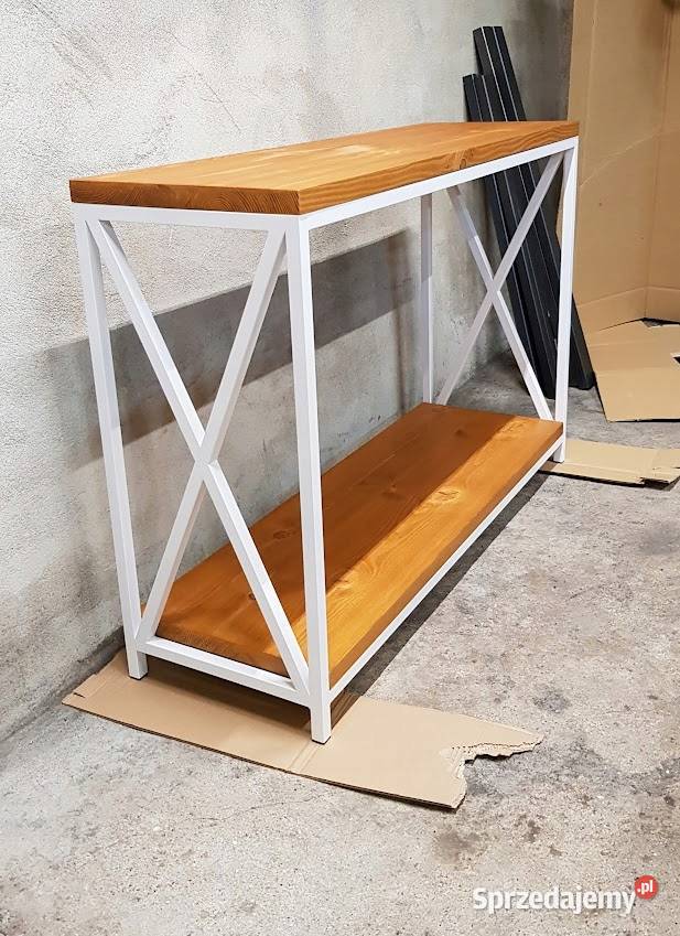 Konsola loft BLAT SOSNOWY dębowy NA WYMIAR Bartoszyce