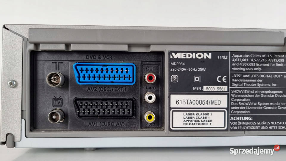 Medion Video i DVD 6 głowic MD 9034 MD9034 wielkopolskie