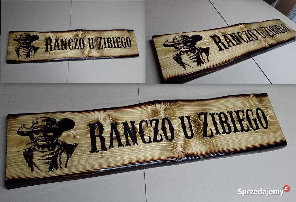 NAPIS NA DESCE grafika logo szyld baner małopolskie Roczyny sprzedam