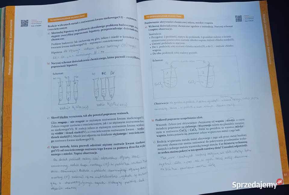 To jest Chemia1 Karty pracy ucznia liceum i Koźminek