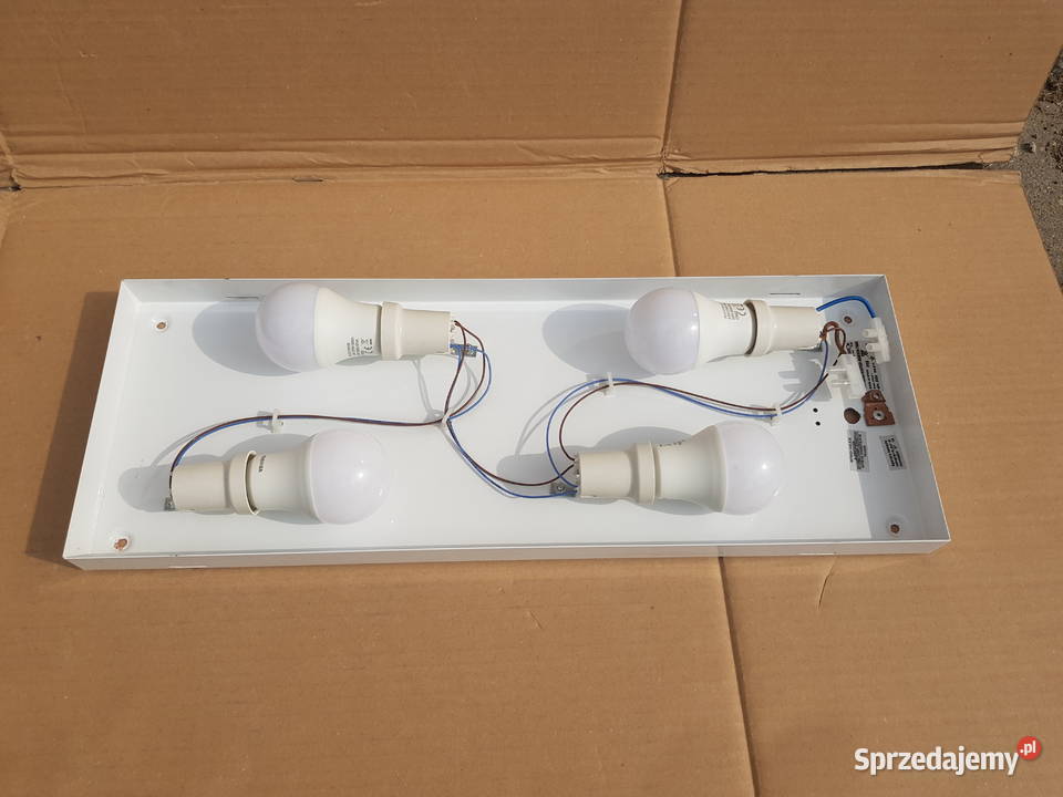 Lampa sufitowa plafon PROSTOKĄTNY wymienne