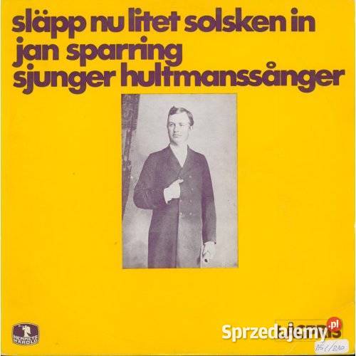 Jan Sparring Slpp nu litet solsken in Muzyka sprzedam