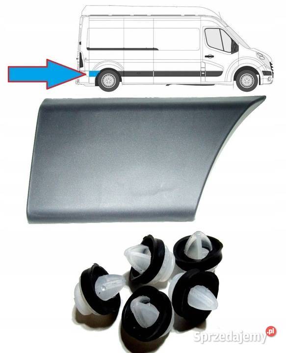 LISTWA TYŁ BOCZNA BŁOTNIKA PRAWA RENAULT MASTER dostawcze Głogów