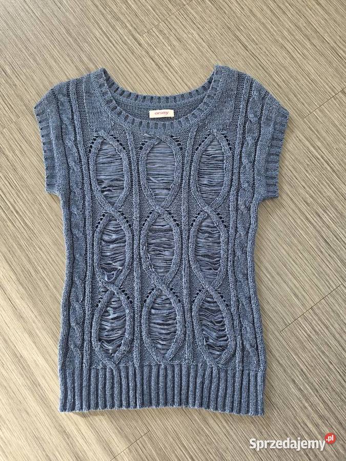 Niebieska bluzka z prześwitem Orsay Nowogard sprzedam