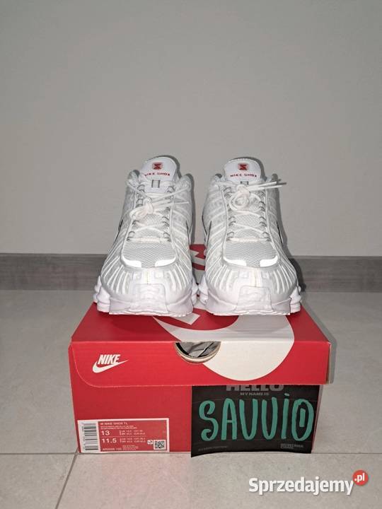 Buty Nike Shox TL White Metallic Silver r47 Nike Nowy Sącz sprzedam