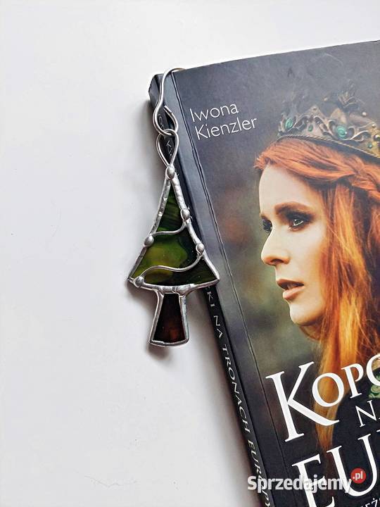 zakładka do książki zapach lasu zieleń witraż Piekary Śląskie