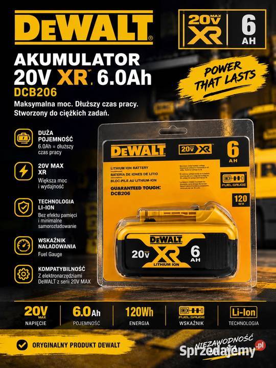 Bateria dewalt zaplombowana nowa Jelenia Góra sprzedam