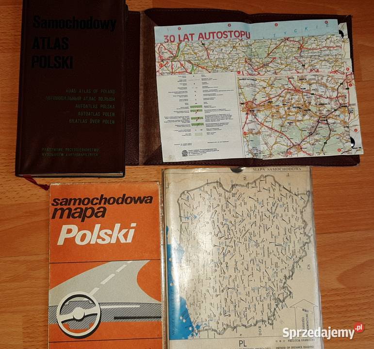 Motoryzacją mapy i pamiątki z okresu PRL sprzedam