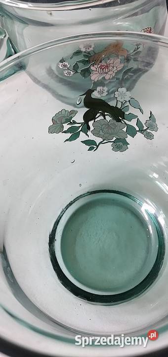 filiżankiszkło PRL Bukowno sprzedam