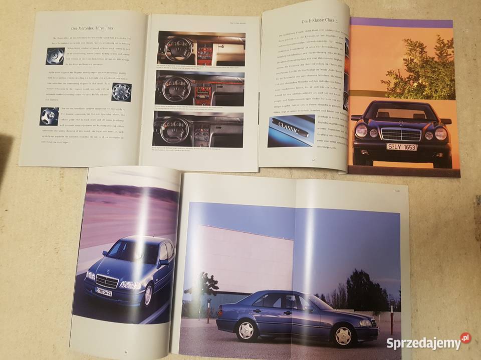 katalogi Mercedes W210 W 202 Gdańsk