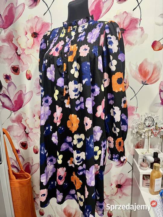 Vero moda sukienka modny wzór kwiaty hit 36