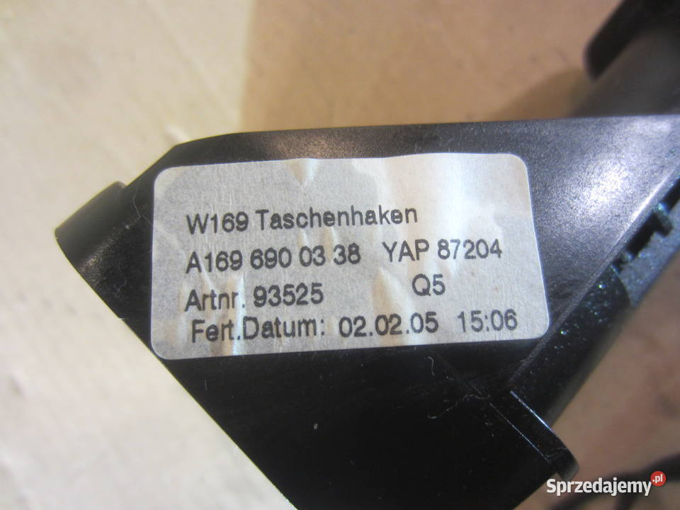 uchwyt mocowanie boczka A1696900338 mercedes a zachodniopomorskie Szczecin