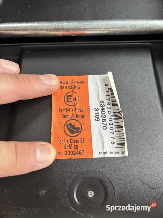 MaxiCosi zestaw isofix 013 918 family fix Bielsko-Biała