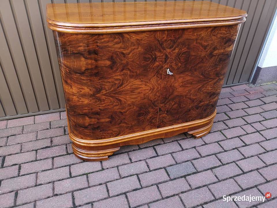 Komoda ARTDECO OrzechDąb Zgrabna Stara Antyk wielkopolskie Swarzędz