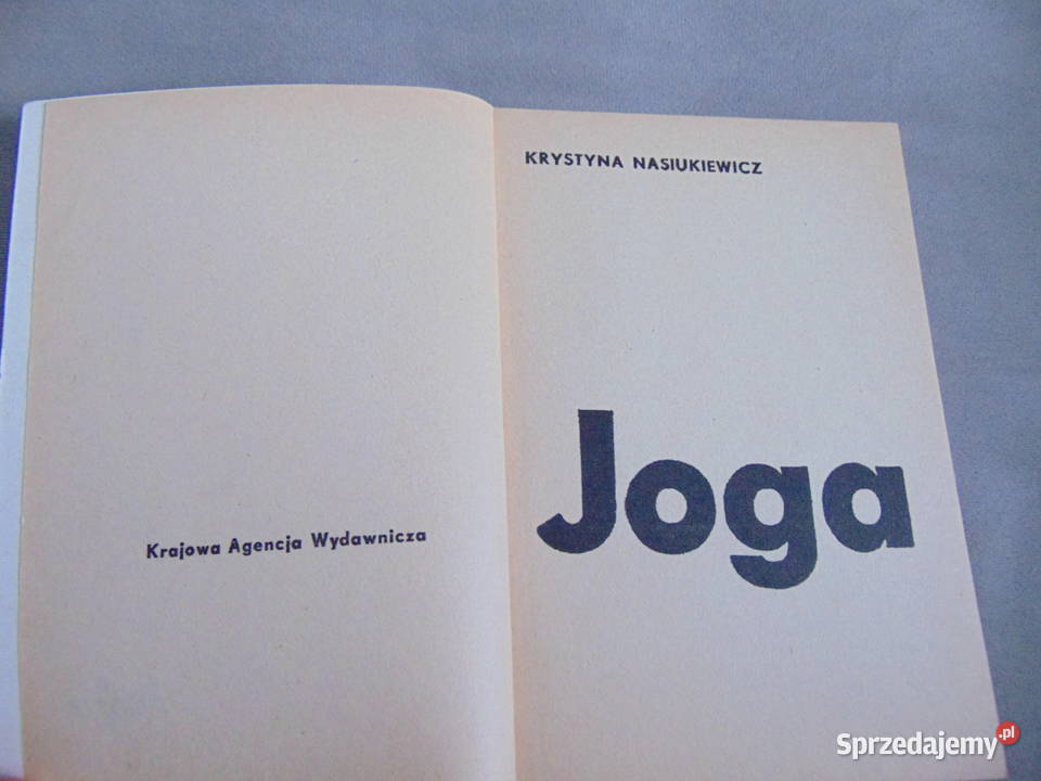 Joga wszystko o Krystyna Nasiukiewicz Rok wydania 1980 Poradniki, albumy i reportaże lubelskie