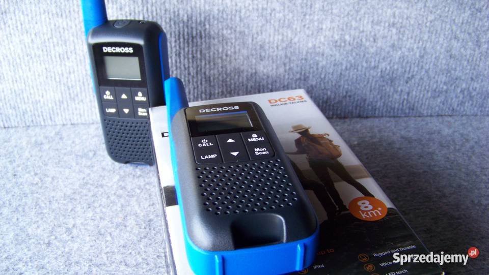Radiotelefony PMR DECROSS DC63 Zakopane sprzedam