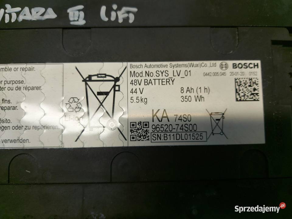 Suzuki Vitara III LIFT BATERIA AKUMULATOR dolnośląskie