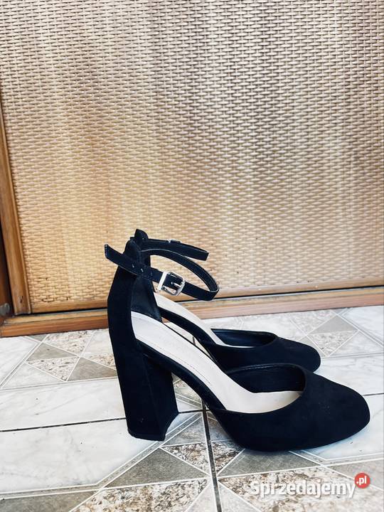 Jenny Fairy Black Ankle Strap Heels kujawsko-pomorskie