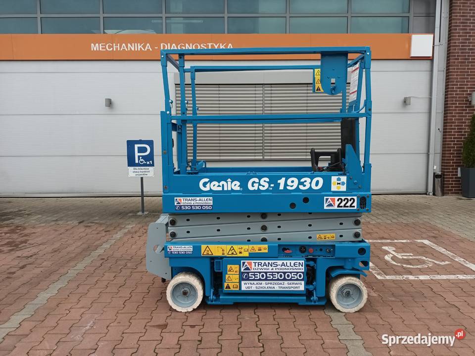 Podnośnik nożycowy GENIE GS 1930 222 podest sprzedam