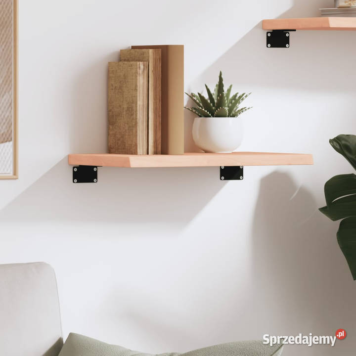 Półka 40x30x2 surowe lite drewno dębowe WM363506 Warszawa sprzedam