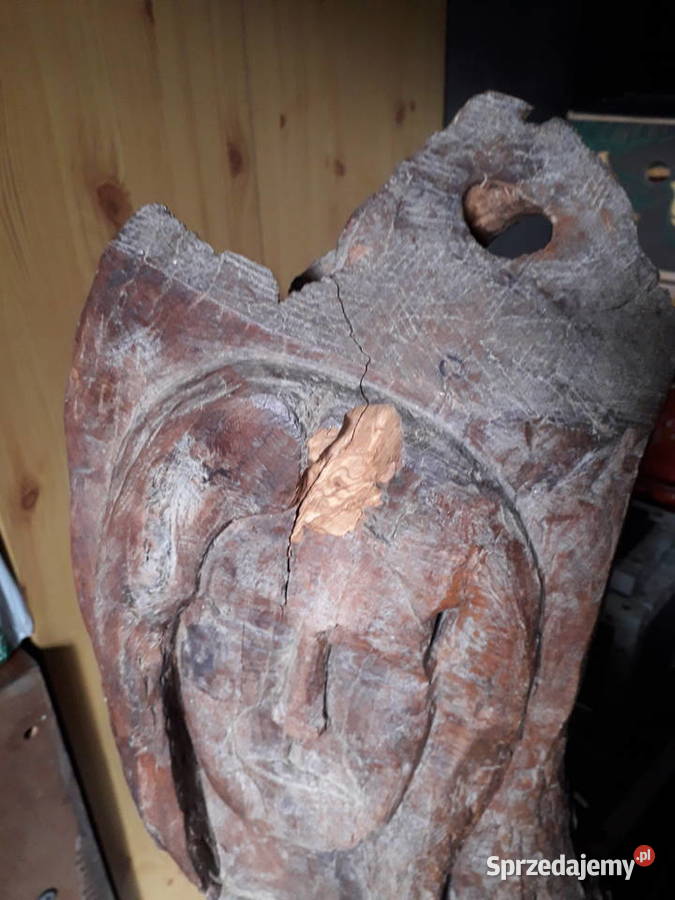 Duża rzeźba drewniana Warszawa