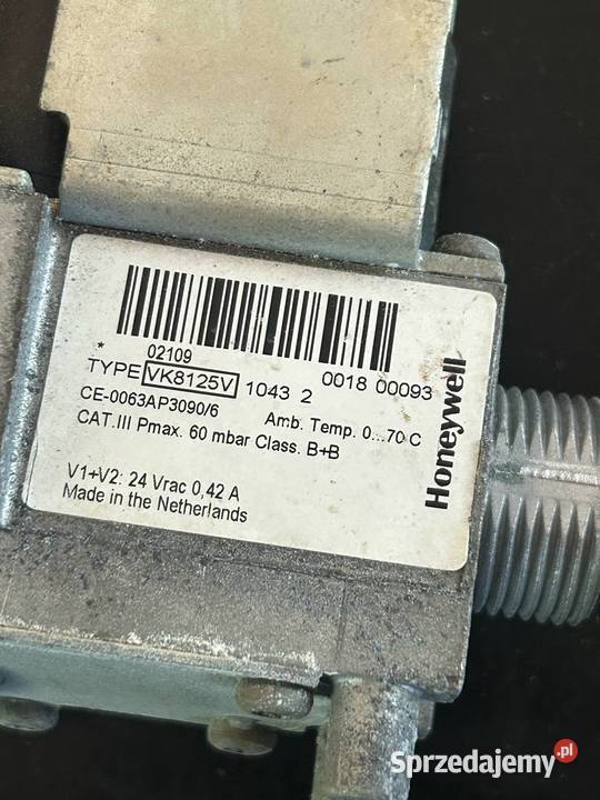 Gazowy zawór elektromagnetyczny VK8125V Grabówka
