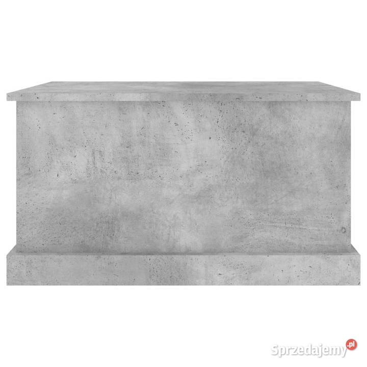 Skrzynia szarość betonu 70x40x38 materiał