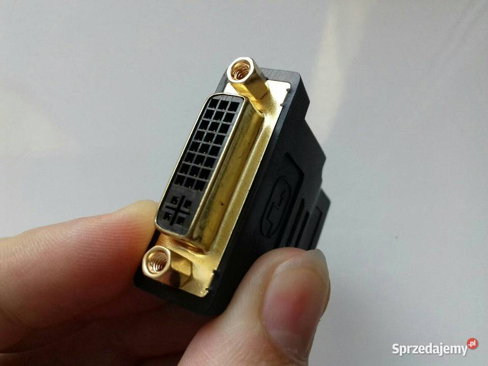 DVI do HDMI 245 Adapter HDMI DVID DualLink Kable HDMI  Monitory i projektory