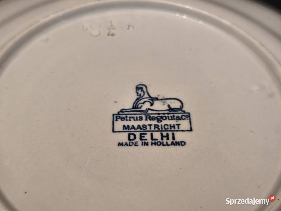 Talerz holenderski Maastricht Delhi Chełm