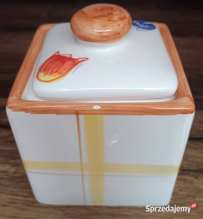 Zestaw ceramicznych kamionkowych pojemników do Zbylitowska Góra