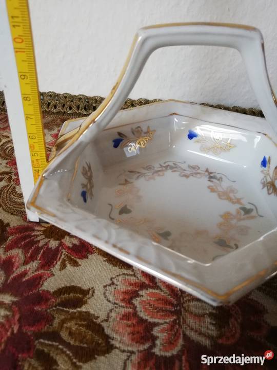 Stara porcelana koszyczek patera Ropa
