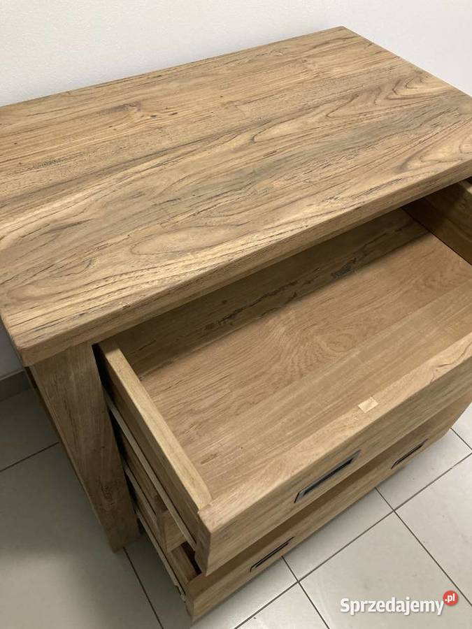 komoda z drewna tekowego 40cm