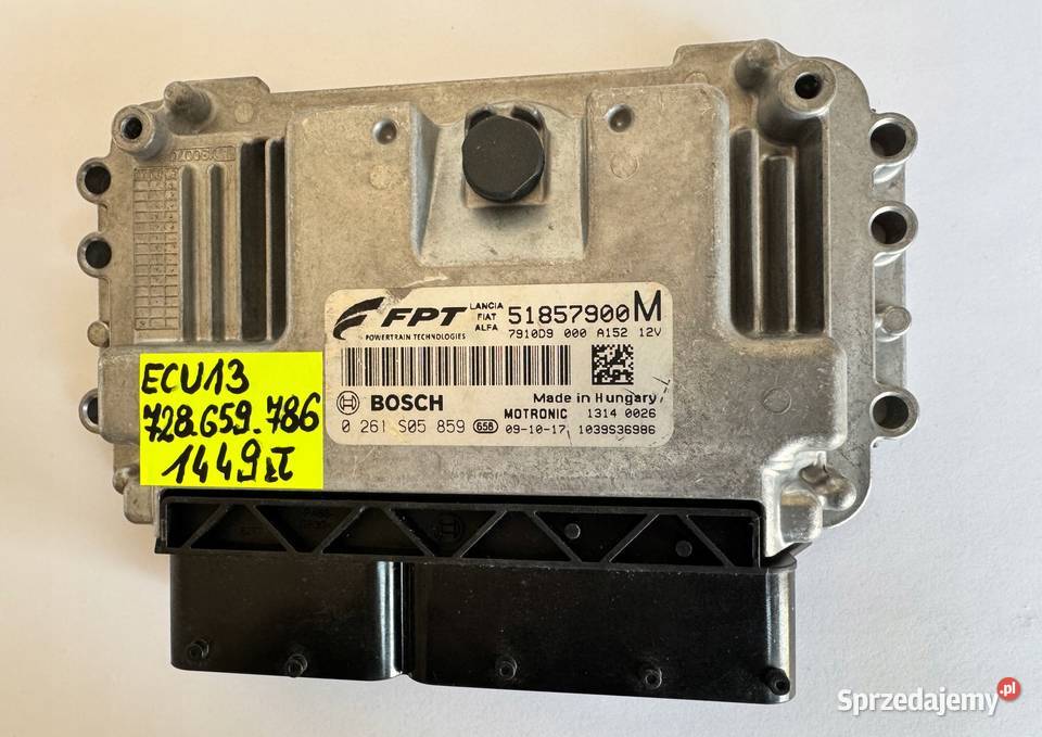 NOWY KOMPUTER STEROWNIK SILNIKA MODUŁ ECU BOSCH