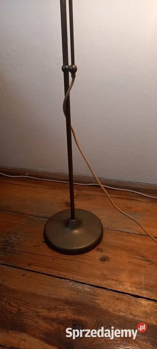 Mosiężna lampa podłogowa z ruchomym ramieniem 3 Skierniewice
