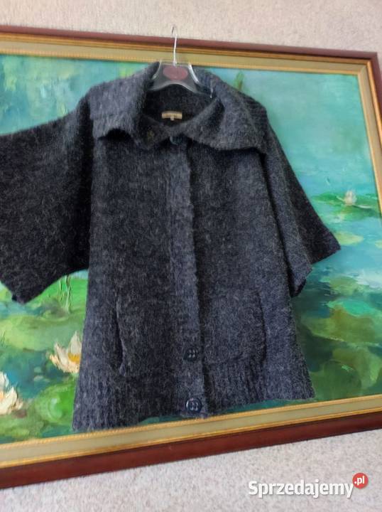 ciepły golf sweter peleryna zimowy płaszcz pareo Kielce
