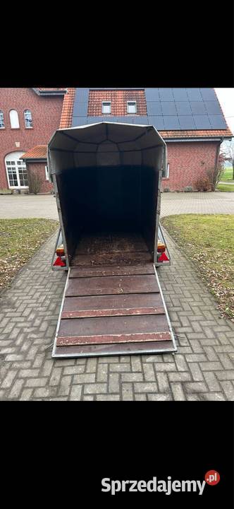 Przyczepa do przewozu koni bydła małopolskie Wilczyska