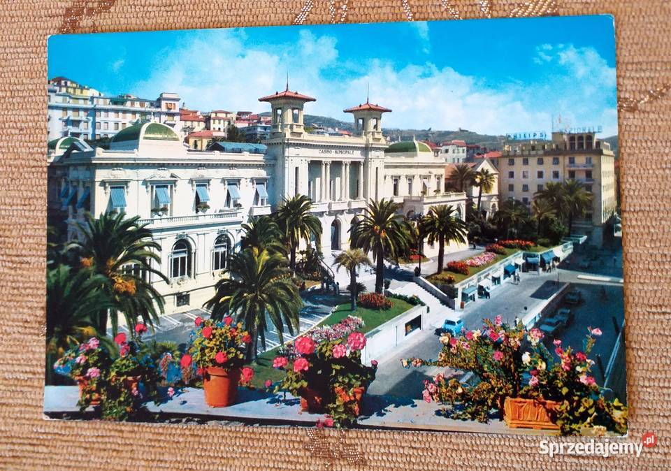 SAN REMO WIDOK NA CASINO MUNICIPALE DI SAN REMO Piszczac