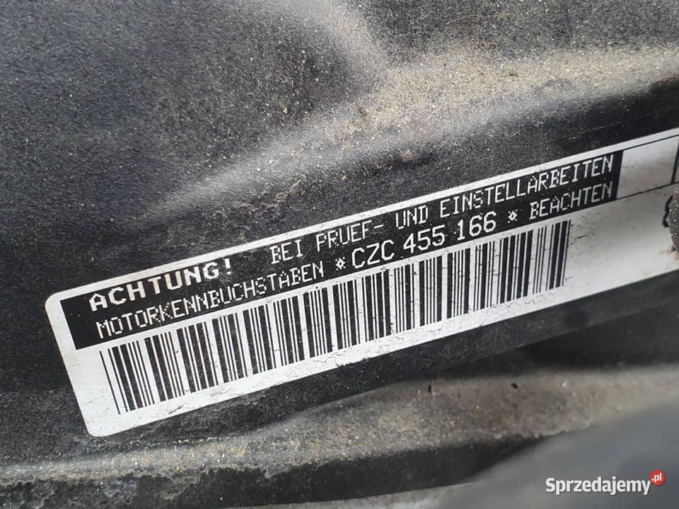 SILNIK SŁUPEK VOLKSWAGEN GOLF VII CZC 14 TSI Lipno sprzedam